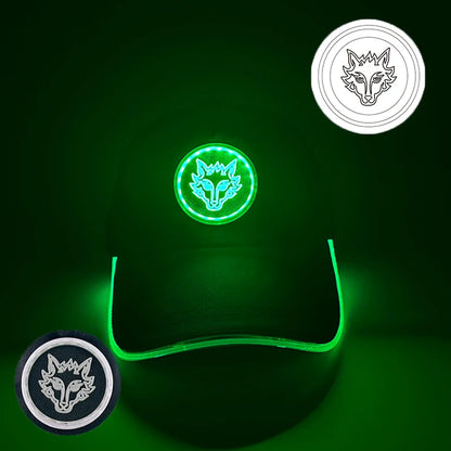 Modieuze lichtgevende baseballpet met LED-verlichting, hiphop-pet voor bar en club, fluorescerende hoed voor heren en dames, DJ-dansaccessoire en kostuumprop