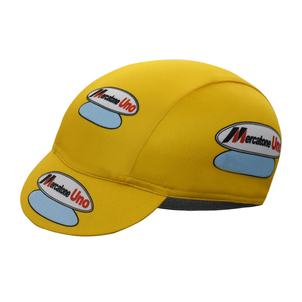 Retro PDM Cycling Cap Classics Road Bicycle Hat Mercier Bike Headwear Breathable Men and Women Gorra Ciclismo