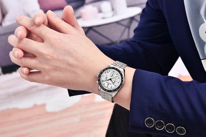 2026 New PAGANI DESIGN Mens Watches Panda Moon Watch Luxury Quartz Watch For Men Automatic Date Sport Chronograph Wristwatch Men