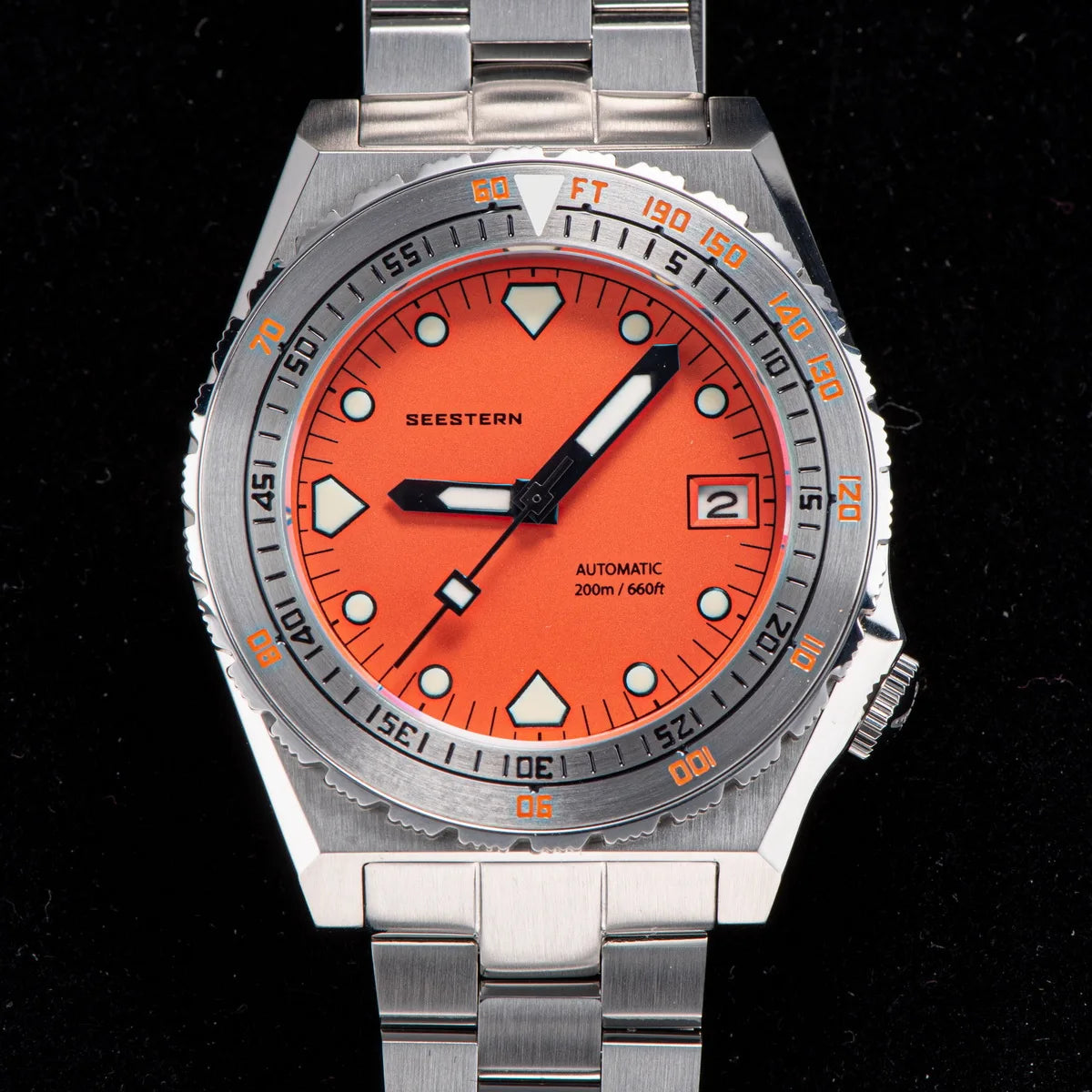 SEESTERN SUB600T V3 Mens Watch Automatic Diving Sapphire Wristwatch NH35 Movement Ceramic Bezel Luminous Date Jubilee Waterproof