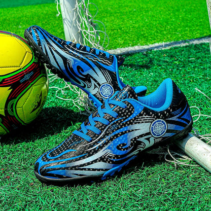 Herren-Fußballschuhe, komfortabel und atmungsaktiv, für Jungen, leicht, rutschfest, Trainingsschuhe für Rasen, Kunstrasen und Outdoor-Sport