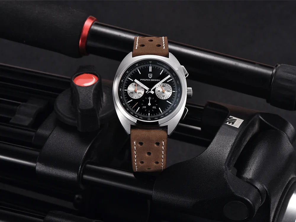 Relógio masculino de quartzo Pagani Design 2026 Fashion, marca de topo de luxo, safira, cronógrafo masculino VK63 em aço, de mergulho