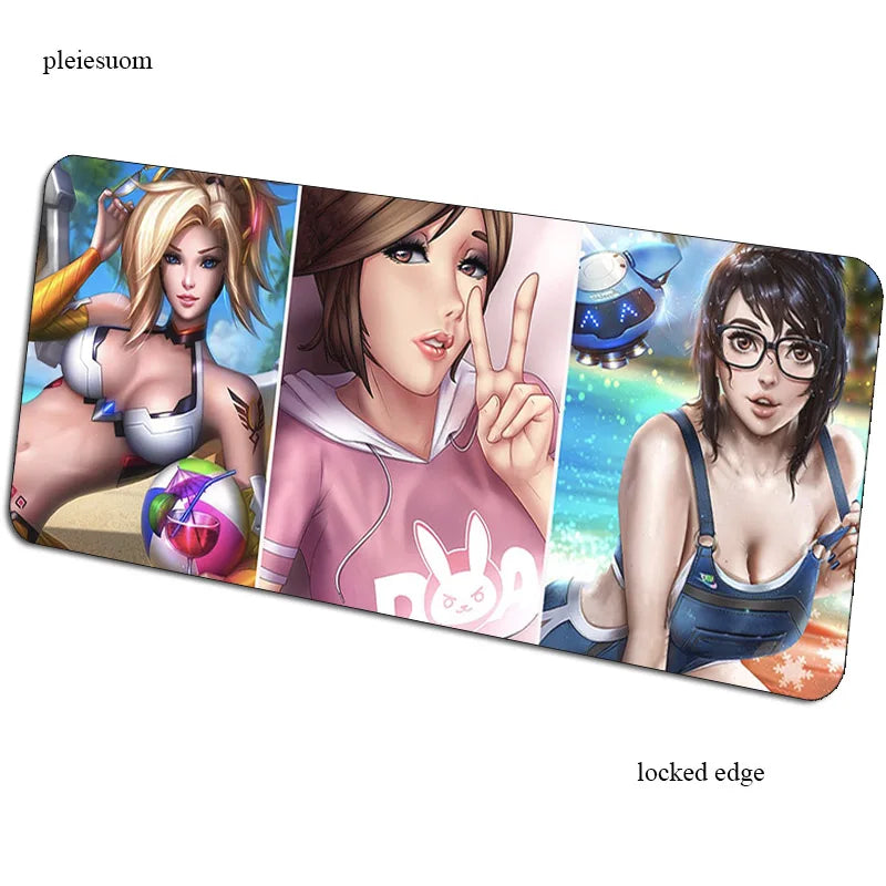 Overwatch mouse pad HD print gaming mousepad game 900x400x3mm mouse pad gamer computer desk cheapest mat notebook mousemat PC