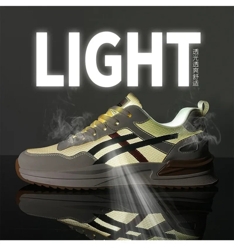 Men's Sneakers Breathable Casual Shoe Lace Up Sport Running Shoes for Men Tennis Shoes Cheap Shoes Clearance Free Shipping