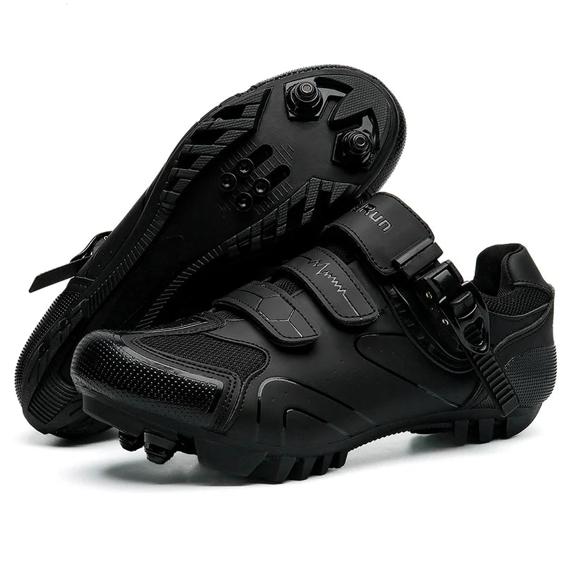 Primavera, Sapatos de Ciclismo MTB com Grampos para Homem, Sapatos Desportivos em Carbono, Velocidade, Corrida de Montanha, Sapatos de BTT