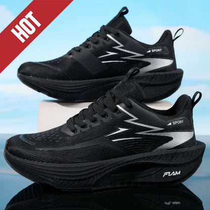 Men's Sports Running Shoes Marathon Air Cushion Breathable Lightweight Comfortable Women's Outdoor Athletic Sneakers Jogging Tennis