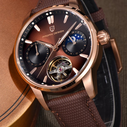 Pagani Design 2025 New 41MM Luxury Automatic Mechanical Men's Watch Stainless Steel 100m Waterproof Pilot Watch reloj hombre