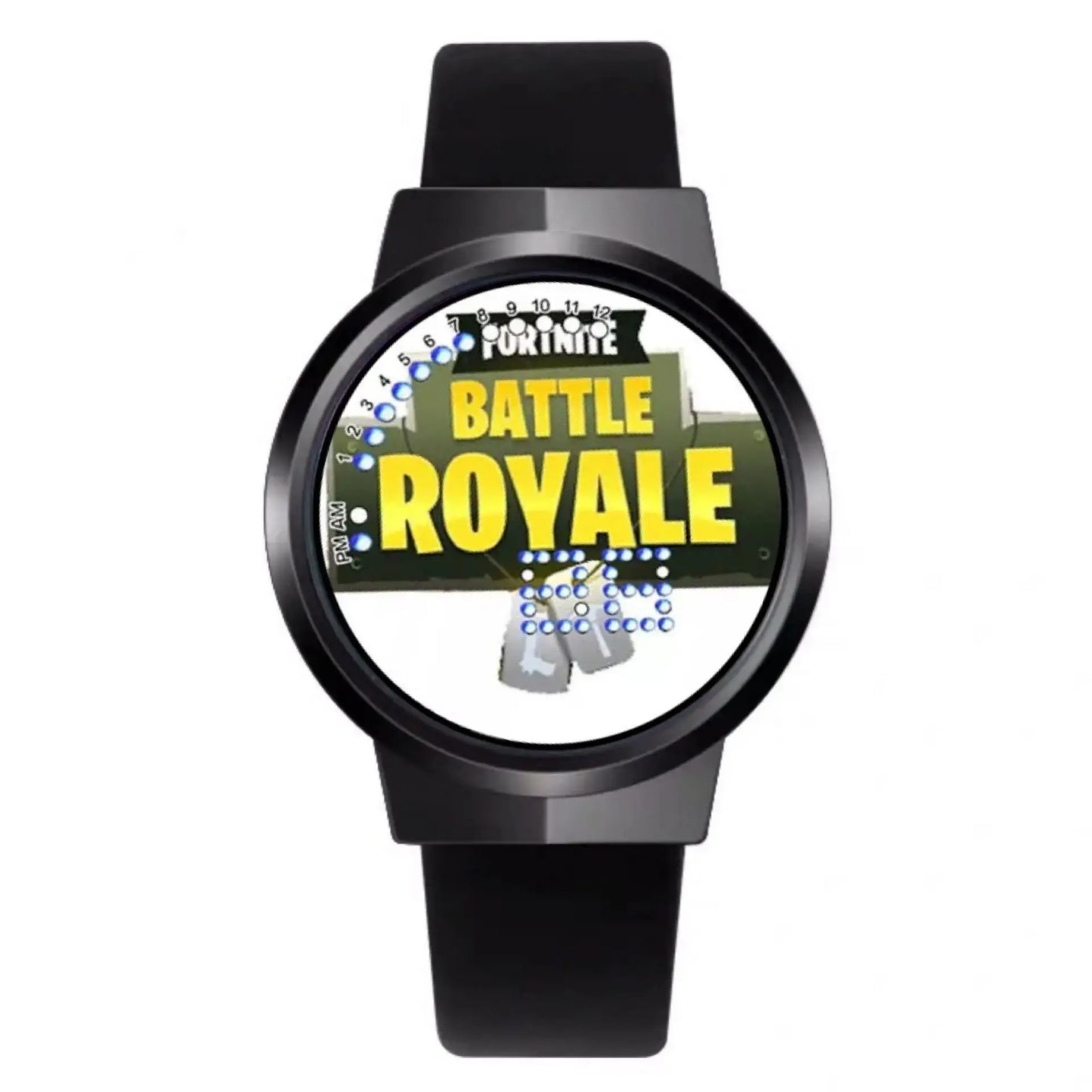 Ρολόι Fortnite Cute Fashion Cartoon Personalized Kawaii με φως νυκτός LED αφής, ηλεκτρονικό μαθητικό ρολόι, δώρο για φίλους