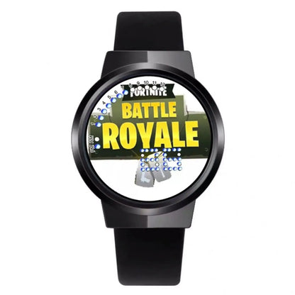 Ρολόι Fortnite Cute Fashion Cartoon Personalized Kawaii με φως νυκτός LED αφής, ηλεκτρονικό μαθητικό ρολόι, δώρο για φίλους