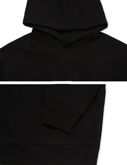 Dragon Ball Z Frieza Black Hoodie Set Golden Form Back Print Purple Energy Effect Cotton Sweatshirt with M Logo Design