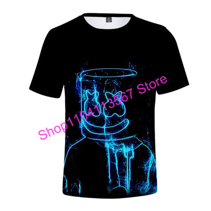 Christmas 3D T-shirt Zero Triggerfish Fortnite T-Shirt, Competitive Game Streetwear for Kids, Boys and Girls, Harajuku Teen Tees