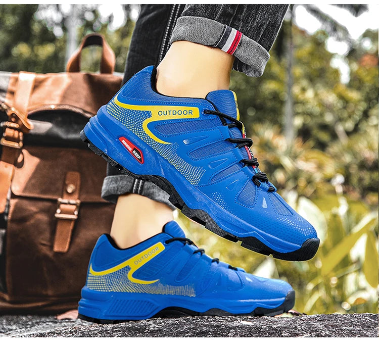 New Outdoor Men's Shoes Men's Anti Slip mountaineering Shoes Travel Hiking Adventure Footwear Fashionable Casual Sneaker