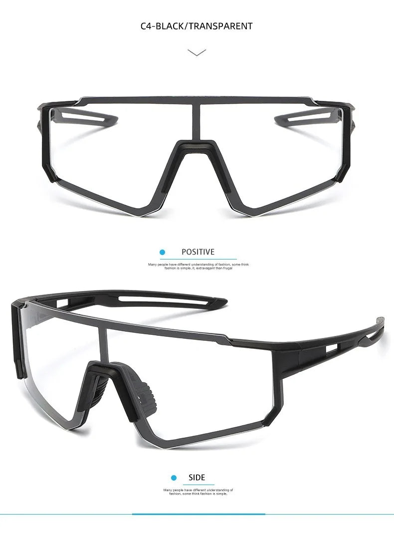 Polarised Sunglasses Cycling Goggles UV400 Cycling Eyewear Men's Women's Sports Glasses Bicycle Protective Eyewear Cycling Gear