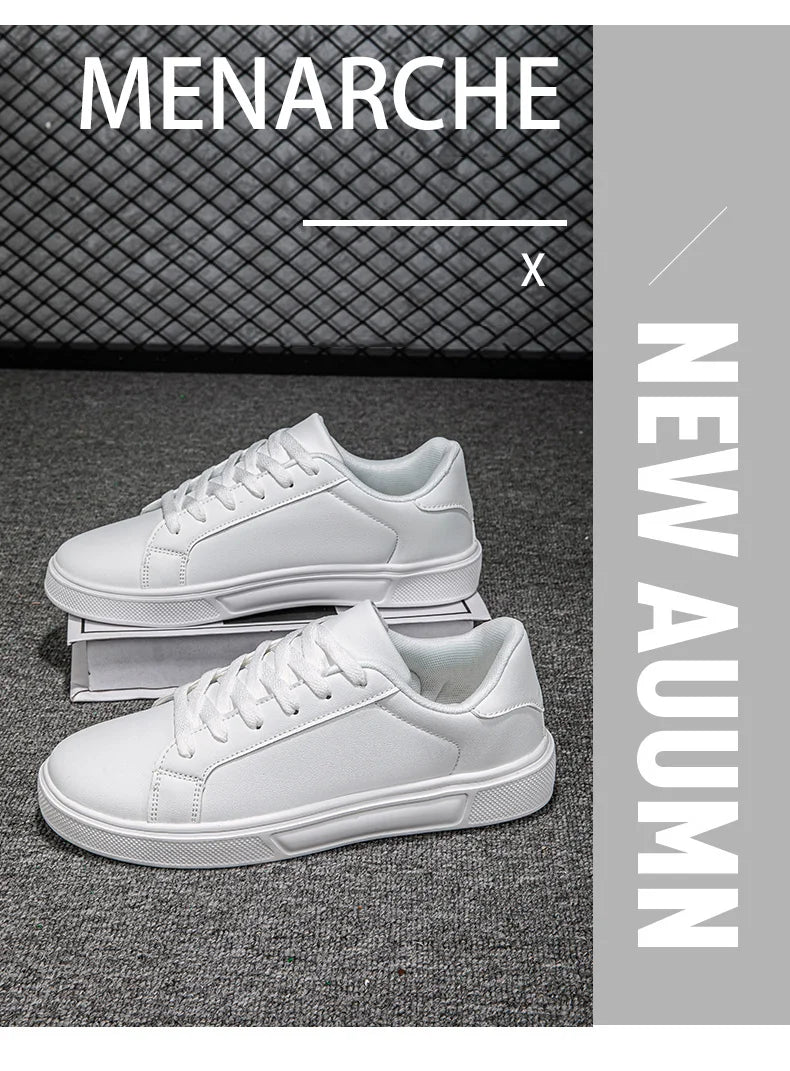 Sapatos de couro sintético para homem, ténis, sapatos casuais da moda, calçado de lazer para homem, ténis masculinos, calçado vulcanizado para homem, sapatos para casal, sapatos para mulher