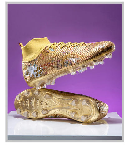 Nieuwe voetbalschoenen voor heren, ademende trainingsschoenen met noppen voor gras, lange spikes voor wedstrijden, indoor sneakers, ultralicht, dropshipping