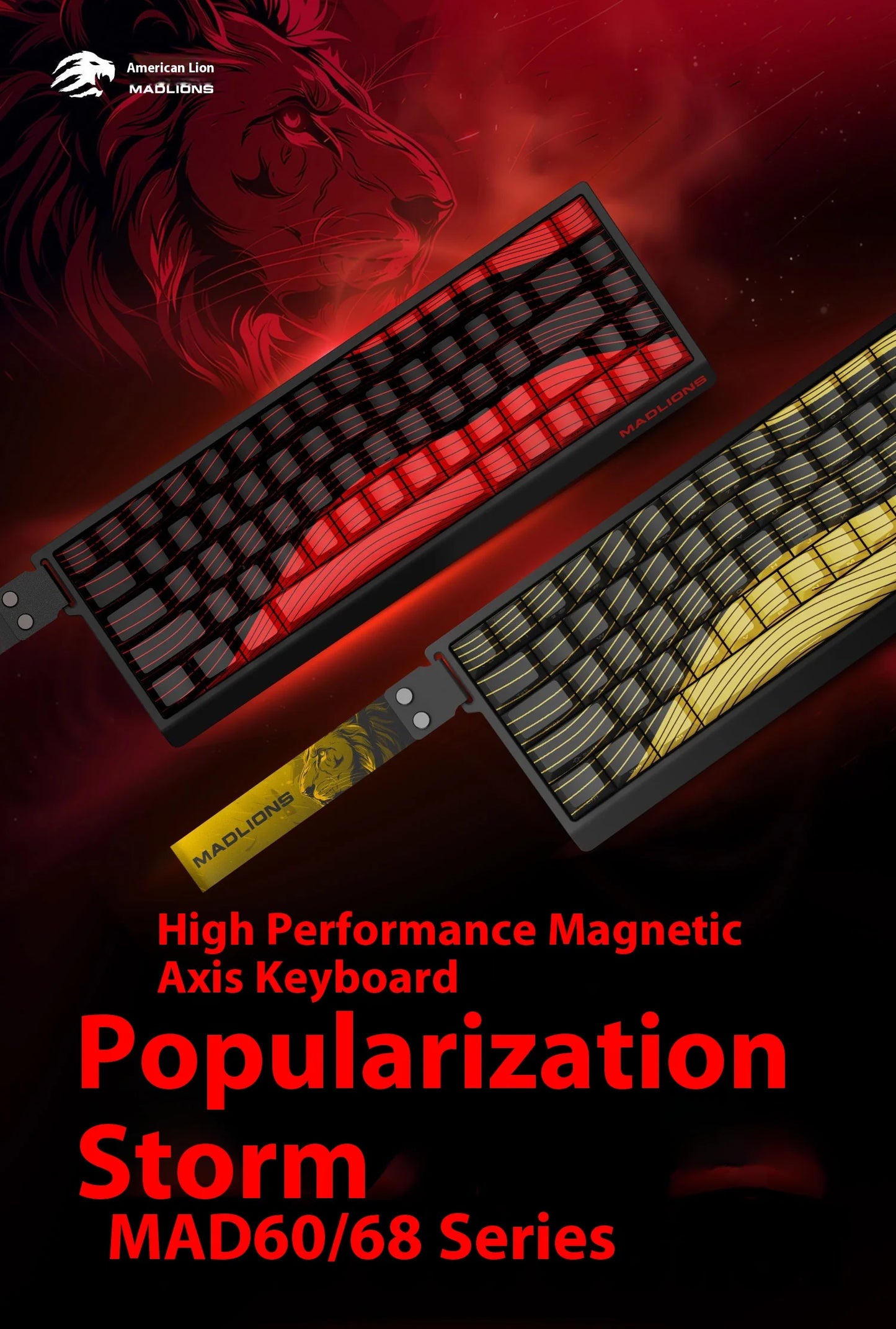 In Stock Mad60 Mad68 HE Mechanical Keyboard Magnetic Switch Customized RGB Gaming 8k Specialized Gaming Keyboards