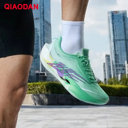 QIAODAN Feiying PB6.0 Ténis de corrida com sola de carbono para homem, ténis profissionais de maratona, ténis desportivos leves QDB023263299
