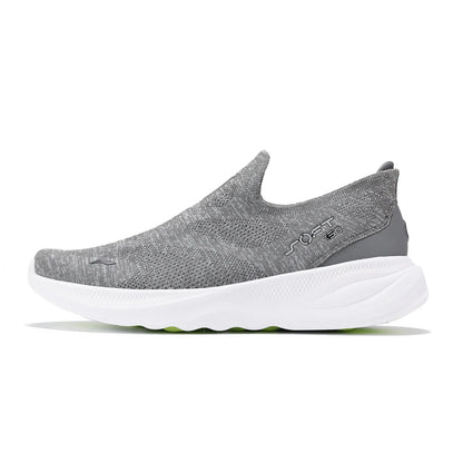 Moški natikači za hojo Li-Ning SOFT GO 2 KNIT – udobni, stabilni športni copati iz mrežastega materiala z blaženjem za vsakodnevni tek in prosti čas AGLV017
