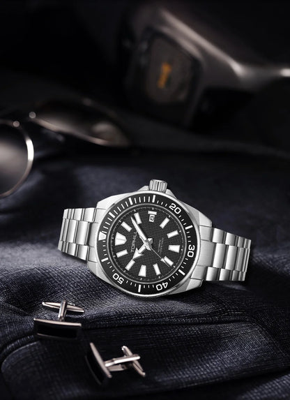 TOPHILL Men's Automatic Watches Men Dive Watch 300m Waterproof Mechanical Wristwatch NH35 Super Luminous Clocks Sapphire Mirror