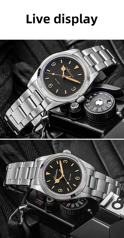 ADDIESDIVE 2025 NEW Watch For Men 316L Stainless Steel 10Bar Diving Luminous AD2096 Luxury Gift Quartz Wristwatch reloj hombre