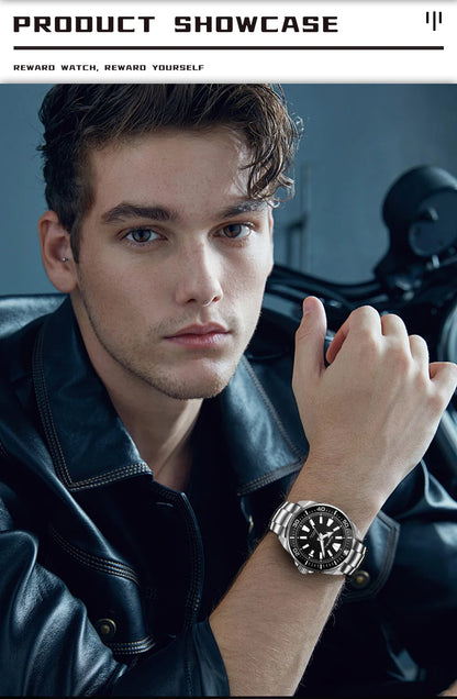 TOPHILL Men's Automatic Watches Men Dive Watch 300m Waterproof Mechanical Wristwatch NH35 Super Luminous Clocks Sapphire Mirror