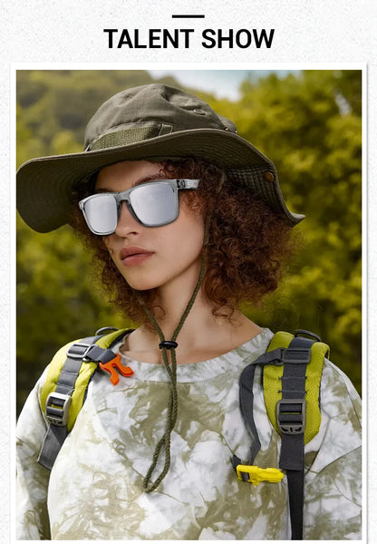 SCVCN Polarized Hiking Eyewear Fishing Sunglasses Cycling Glasses Fashion UV400 Bike Men MTB Sports Bicycle Glasses Outdoor