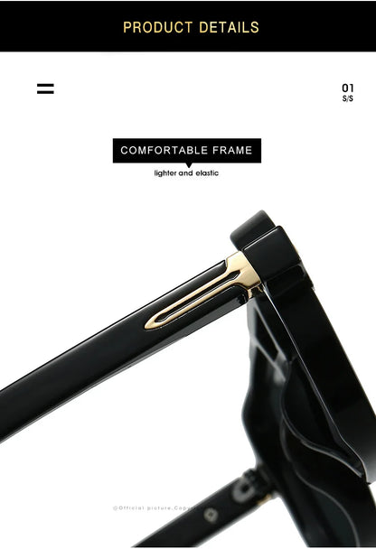 Frame-shaped arrow decorative sunglasses, suitable for both men and women for daily outings, perfect for sun protection.