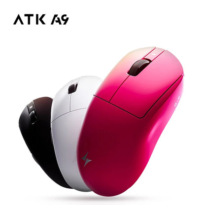 ATK Dragonfly A9 Ultra bežični gaming miš PAW3950 ultra lagan, tromodalni, ergonomski e-sports miš za igrače FPS igara A9 SE Plus