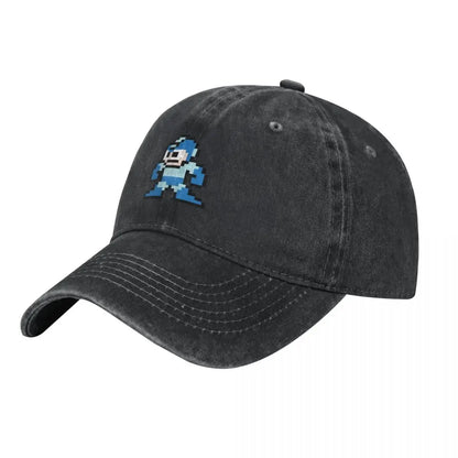 Megaman 8 bites baseball sapka, új, aranyos, vintage, luxus sapka férfiaknak és nőknek