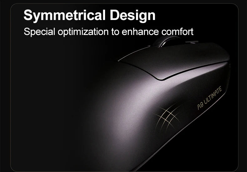 ATK Dragonfly A9 Ultimate belaidė žaidimų pelė A9 Air PAW3950, itin lengva ergonomiška e. sporto FPS žaidėjų pelė CSGO A9 Ultra