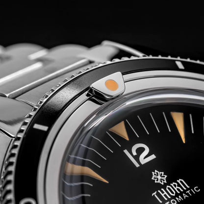 Thron T026 38mm  Watch Sapphire Crystal 316L Stainless Steel PT5000/Swiss Ronda Automatic Movement Vintage Style Men's Watch