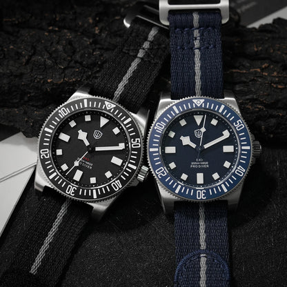 Watchdives EXD 40Mm Titanium Dive Watch Men's VH31 Sweep Quartz Watches 200 Waterproof AR Sapphire BGW9 Luminous 316L Wristwatch