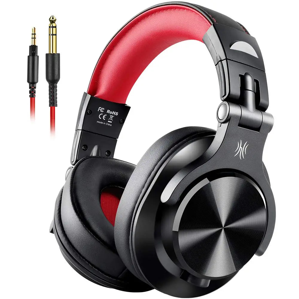 OneOdio kabelgebundene Over-Ear-DJ-Studiokopfhörer mit Mikrofon – Mixing- & Monitoring-Headset mit 40mm Treiber für Gaming & Aufnahmen