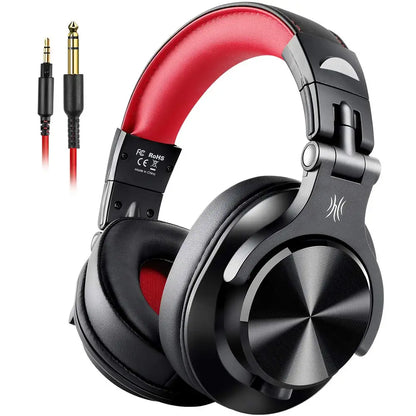 OneOdio kabelgebundene Over-Ear-DJ-Studiokopfhörer mit Mikrofon – Mixing- & Monitoring-Headset mit 40mm Treiber für Gaming & Aufnahmen