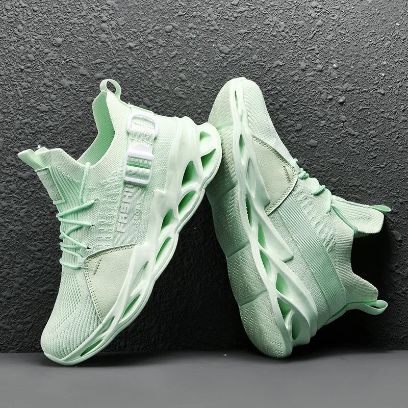 Men's Breathable Fashion Mesh Running Shoes High Quality Unisex Lightweight Tennis Athletic Sneakers 2023
