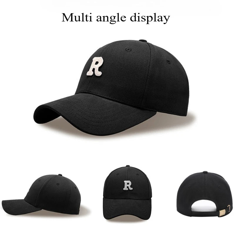 New model Big Head Baseball Cap for Men Cotton Outdoor Sport Snap Back Cap Dad Hats R Lette Large Size Deepen Trucker Cap
