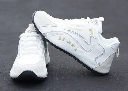 Sneakers da uomo in pelle PU impermeabili, scarpe sportive casual, scarpe da tennis leggere, traspiranti, piatte e antiscivolo, Zapatillas Hombre