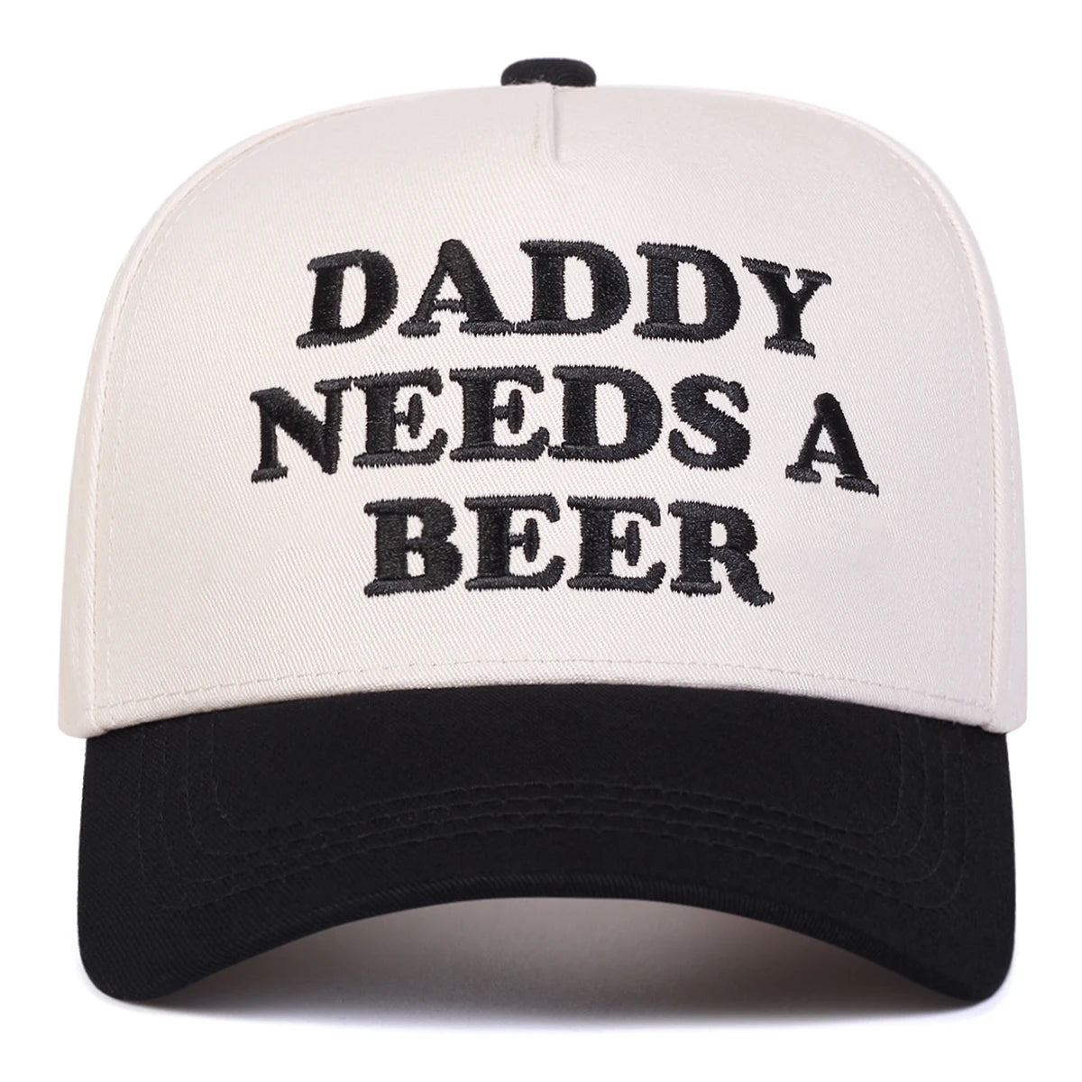 Unisex DADDY NEEDS A BEER Letter Embroidery Baseball Caps Spring Autumn Outdoor Adjustable Casual Hats Sunscreen Hat Sports Cap