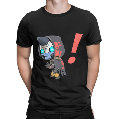 Men's Destiny 2    T Shirts Video Game  100% Cotton Clothes Casual Short Sleeve Round Collar Tees Plus Size T-Shirt