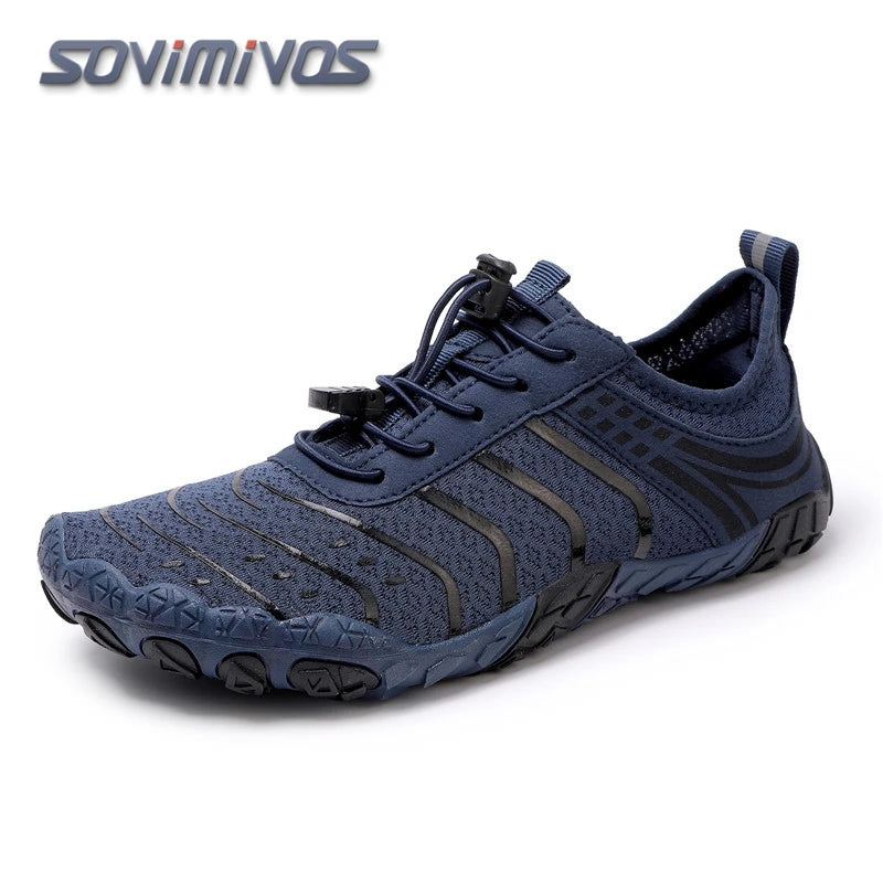 Water Shoes for Men Barefoot Beach Shoes Breathable Sport Shoes Quick Dry River Whtie Sea Aqua Sneakers Soft Beach Sneakers