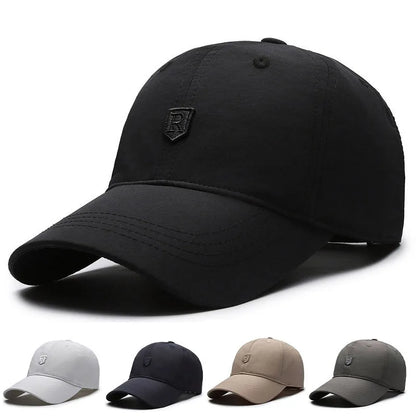 Sombreros de primavera/verano finos y de secado rápido para hombre/mujer; gorras deportivas de béisbol para correr; gorras con visera para protección solar y con filtro solar.