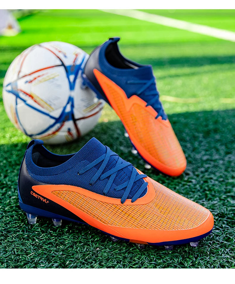 Chuteiras de Futebol para Homem Novas, com Pitons para Exterior, Respiráveis, Antiderrapantes, para Adulto, Desporto, Pitons Longos, Treino, Rapaz, Jogo, Confortáveis