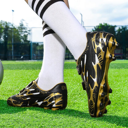 Nouvelles chaussures de football pour enfants et étudiants, ultralégères, pour jeunes garçons, chaussures de football professionnelles, crampons antidérapants, chaussures d'entraînement sur gazon
