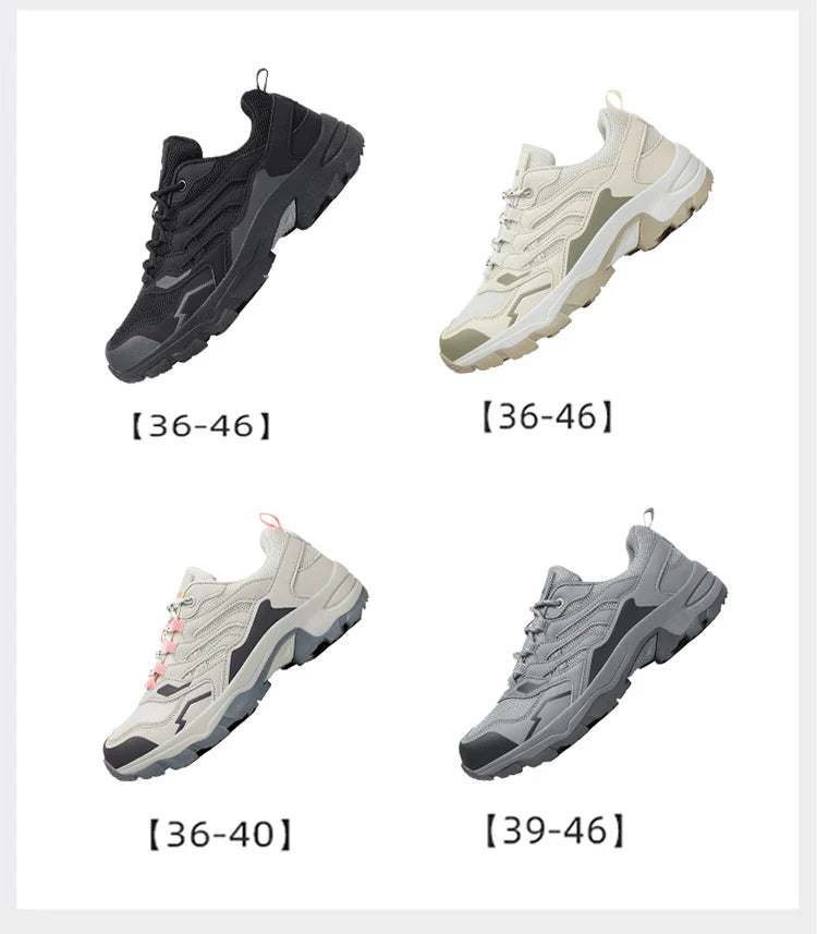 2025 Unisex Hiking Shoes, Outdoor Hiking Sports Shoes, Non-slip, Waterproof Camping Shoes, Outdoor Sports Walking Shoes