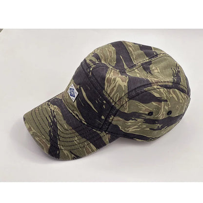 Arbejdstøj-inspireret camouflage-baseballkasket med kort skygge til mænd og kvinder, trendy unisex-solhat til udendørs brug