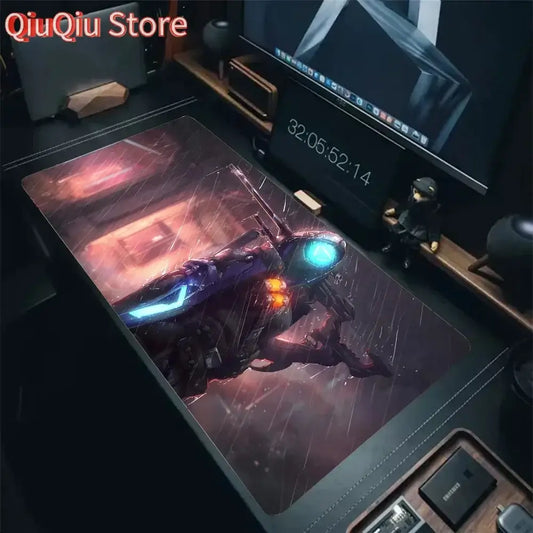 Ana Shrike Overwatch Mousepad Mouse Mat Desk Mat With Pad Gaming Accessories Prime Gaming XXL Keyboard Pad Padding Mat