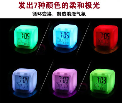 Fortnite Alarm Clock Cute Fashion Cartoon Personalized Creative Kawaii Minimalist LED Alarm Clock Gift for Friends' Birthday