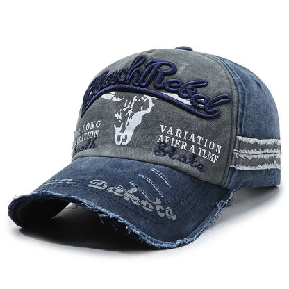 Gorra de béisbol para hombre en algodón lavado, estilo retro, para las cuatro estaciones, ideal para deporte al aire libre, accesorio de moda masculina