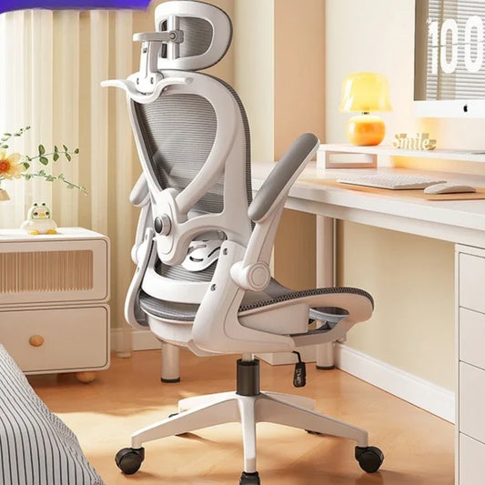 Racing Style Gaming Chair Adjustable Relaxing Chair Recliner 3D Waist Support Mesh Backrest Thick Padding Desk Chair