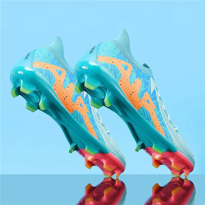 New Men's Soccer Shoes Adult Non-Slip Boys Adult Futsal Sport Football Boots Grass Cleats Indoor Ultralight Turf Comfortable